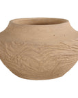 Sandstone Flow - Small Terracotta Vase - Light Brown