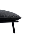 Morgan - Outdoor Ottoman - Charcoal