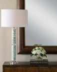 Jameis - Marbled Table Lamp - Green / White