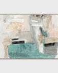 Turk - 60" x 40" Painting Art by Buddy Whitlock - Beige / Blue