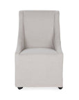 Warwick - Upholstered Rolling Dining Chair