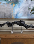 Charred Timber - Sculpture - Black