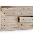 Adelaide - 9 Drawer Dresser - Natural White