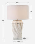 Stratified - White Table Lamp