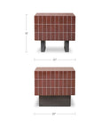 Farren - Outdoor Side Table - Brown