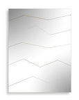 Fracture - Segmented Panel Mirror - Gold