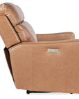 MS - Twain Zero Gravity Power Loveseat With Power Headrest And Lumbar - Light Brown