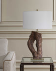 Namath - Wood Table Lamp - Brown