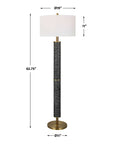 Summit - Rustic Floor Lamp - Black