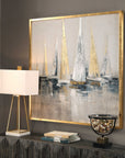 Regatta - Nautical Art - Blue
