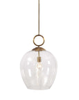 Calix - Large Blown Glass 1 Light Pendant - White