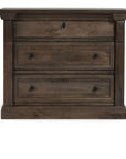 Adelaide - Wood 3 Drawer Nightstand - Cocoa Brown