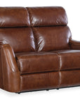 MS - Harlan Zero Gravity Power Loveseat With Power Headrest - Dark Brown