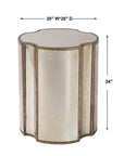 Harlow - Mirrored Accent Table - Gold