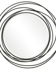 Whirlwind - Round Mirror