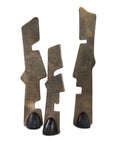 Geometric Echoes - Sculptures (Set of 3) - Bronze