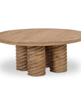 Treccia - Round Coffee Table - Oak