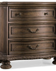 Rhapsody - 3-Drawer Nightstand - Dark Brown