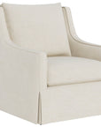 Hudson - Swivel Chair - White