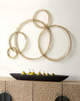 Golden Bubbles - Metal Wall Decor