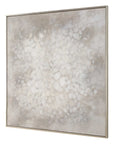 Out Of Focus - Framed Abstract Art - Gold / Gray / White / Woodtone