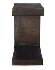 Obra - Outdoor Side Table - Bronze