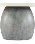 Serenity - Laguna Round Dining Table - Dark Gray / White