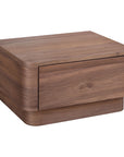 Round Off - Nightstand - Dark Brown