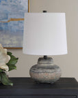 Wester - Ceramic Table Lamp - Brown,Gray