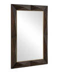 Diamond In The Rough - Wood Mirror - Gold / Woodtone