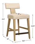 Elysian - Counter Stool - Beige