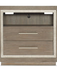 Serenity - Balboa 2-Drawer Nightstand - Gray