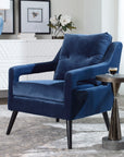 O'Brien - Velvet Armchair - Blue