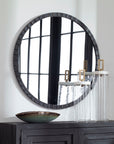 Dandridge - Round Industrial Mirror