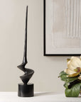 All Twisted - Bronze Sculpture - Black