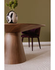 Otago - 54" Round Dining Table - Natural Walnut