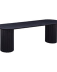 Povera - Wood Dining Bench - Black