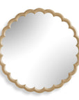 Cerrito - Round Mirror - Burnished Ivory