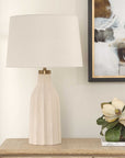 Maddox - Textured Table Lamp - Off White