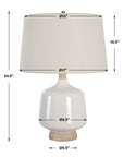 Opal - Table Lamp - Gloss White