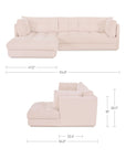 Mischa - Sectional - Light Beige