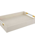 Wessex - Shagreen Tray - White