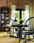 Sanctuary - 2-Door Thin Display Cabinet - Ebony