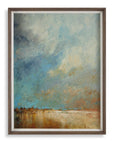 Vista Grande - Framed Desertscape Print - Dark Brown