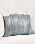 Cora - TL Pillow - Natural / Denim Blue