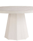 Weekender Coastal Living Home / Mackinaw - Round Dining Table - Pearl Silver