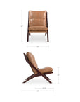 Preston - Accent Chair - Tan / Brown