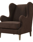 Serpentine - Brown Fabric Accent Chair