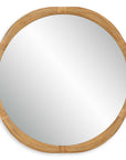 Salina - Round Bamboo Mirror