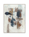 Alternative I - 36" x 48" Painting Art by Buddy Whitlock - Blue / Pearl Silver